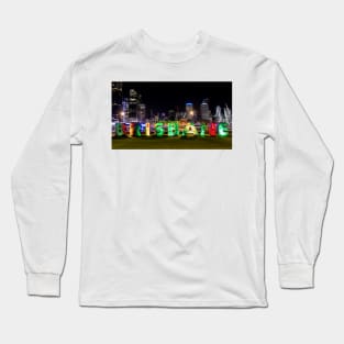 BRISBANE! Southbank Vista After Dark Long Sleeve T-Shirt